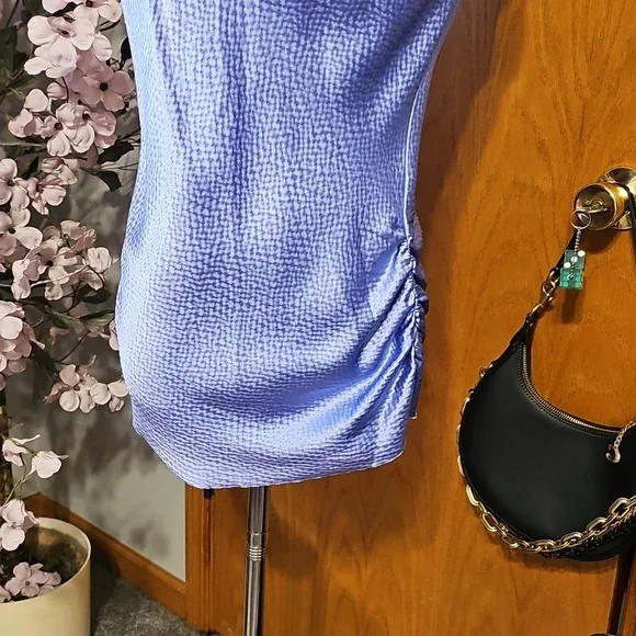 Poleci 100%silk Lavender Top - Picture 3 of 12